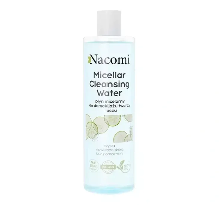 Nacomi Micellar Cleansing Water płyn micelarny łagodzący 400 ml