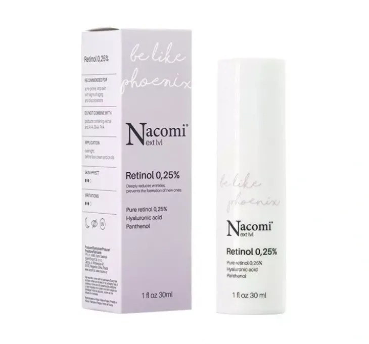 Nacomi Next Level Be Like Phoenix retinol 0,25% serum na noc 30 ml