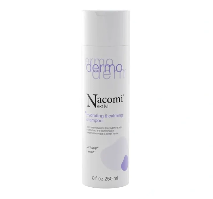 Nacomi Next Level Dermo nawilżający i łagodzący szampon do włosów 250 ml