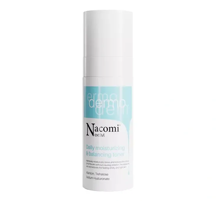 Nacomi Next Level Dermo nawilżający tonik do skóry suchej i wrażliwej 100 ml