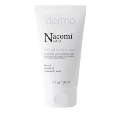 Nacomi Next Level Dermo rozjaśniająco-odmładzający krem do ciała z retinolem 150 ml