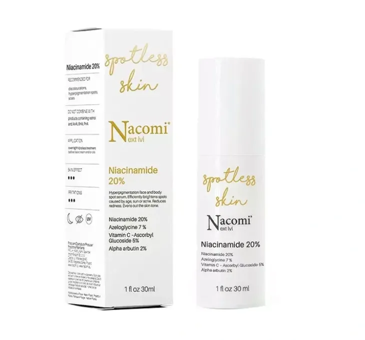 Nacomi Next Level Spotless Skin Niacinamide 20% serum punktowe do twarzy i ciała 30 ml