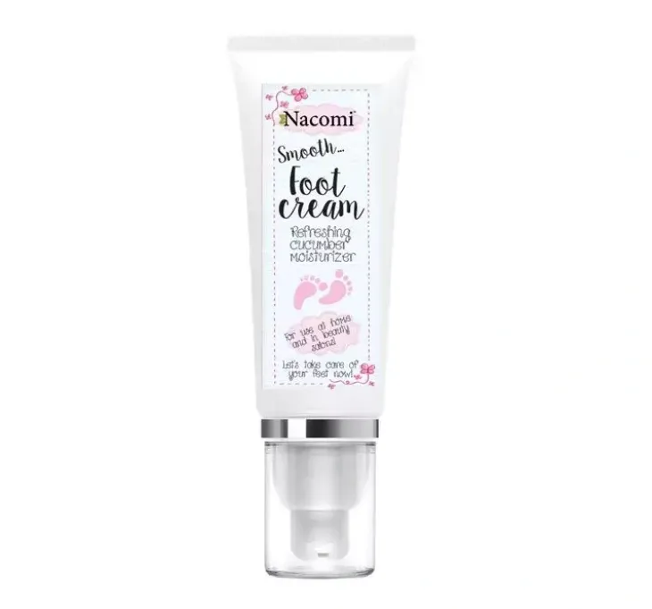 Nacomi odświeżający krem do stóp Zielony Ogórek 85 ml