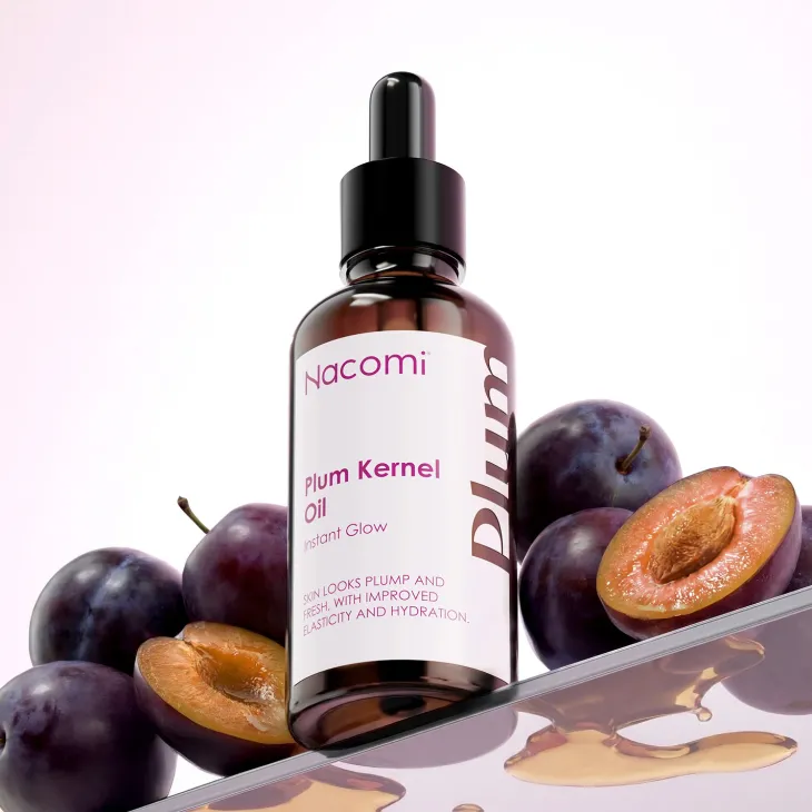 Nacomi Plum Kernel olej z pestek śliwki do włosów i skóry 50 ml