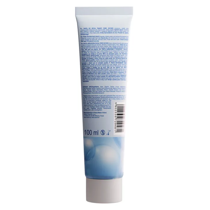 Nacomi Pore Oxygen Face Paste Bubble oczyszczająca pasta do mycia twarzy 100 ml