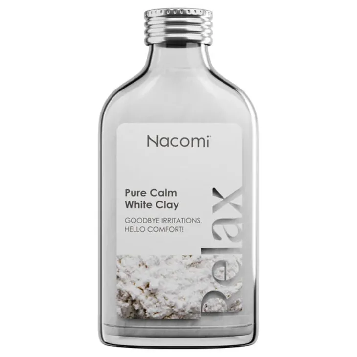 Nacomi Relax Pure Calm White Clay łagodząca biała glinka do twarzy 100 ml