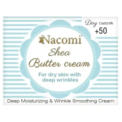 Nacomi Shea Butter Cream odżywczy krem do twarzy na dzień +50 50 ml