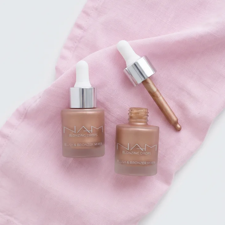 NAM Blonzing Drops rozświetlający bronzer-róż w płynie 01 15 ml