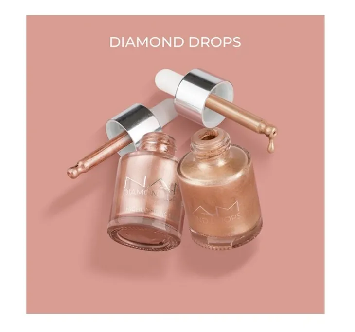 NAM Diamond Drops Mixer rozświetlacz w płynie 1 Moonlight 15 ml
