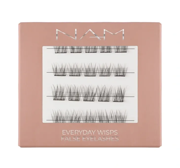 NAM Everyday Wisps kępki do rzęs 10 i 12 mm Black 24 sztuk