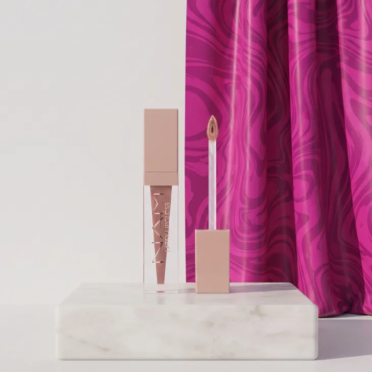 NAM Latex Lipgloss błyszczyk do ust z lustrzanym wykończeniem 12 Nougat Bliss 3,5 ml