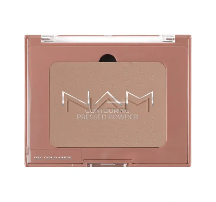 NAM prasowany puder do konturowania twarzy 03C Cold Nude 10 g