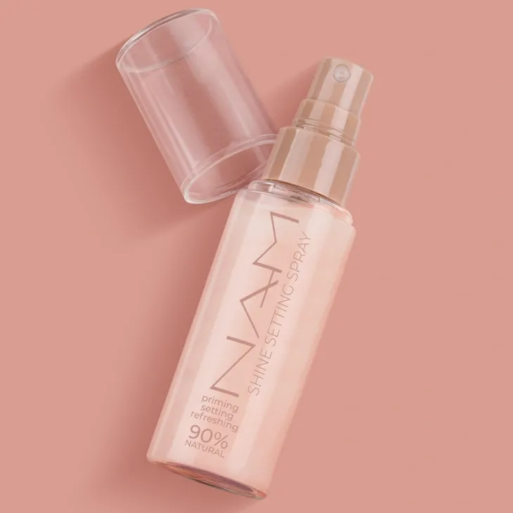 NAM Shine Setting Spray nawilżająca mgiełka do utrwalania makijażu 50 ml