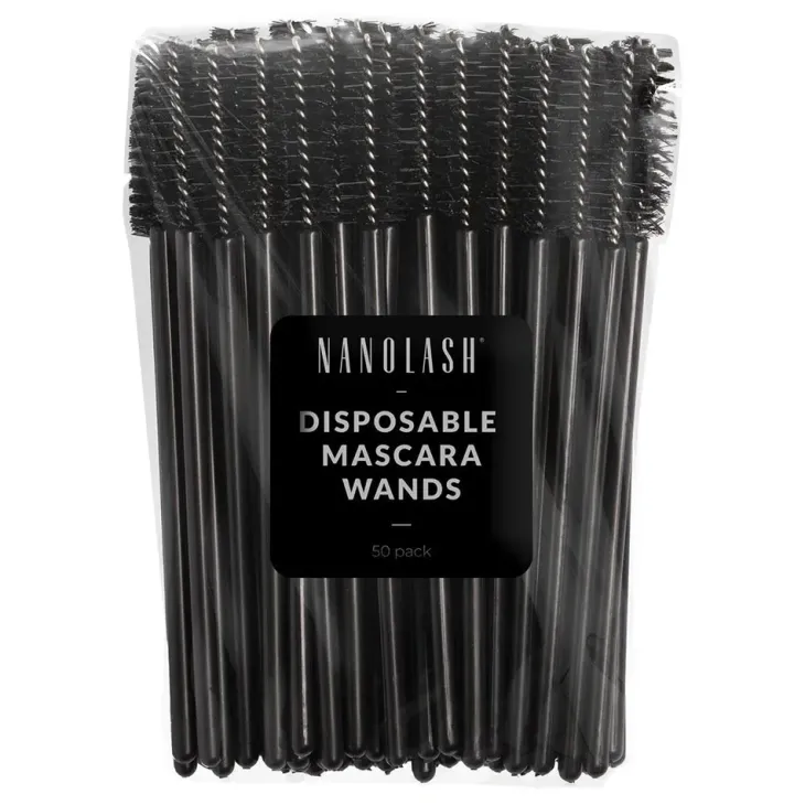 Nanolash Disposable Mascara Wands jednorazowa szczoteczka do rzęs i brwi 50 sztuk