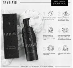 NANOLASH LASH&BROW SHAMPOO SZAMPON DO RZĘS I BRWI 50ML
