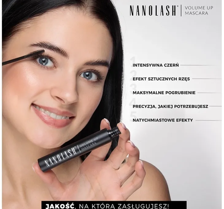 NANOLASH VOLUME UP MASCARA POGRUBIAJĄCY TUSZ DO RZĘS 10ML