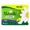 NATURELLA CLASSIC NIGHT PODPASKI HIGIENICZNE ZE SKRZYDEŁKAMI 14 SZTUK