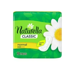 NATURELLA CLASSIC NORMAL PODPASKI HIGIENICZNE BEZ SKRZYDEŁEK 10 SZTUK