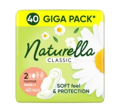 Naturella Classic podpaski higieniczne ze skrzydełkami 2 Normal 40 sztuk