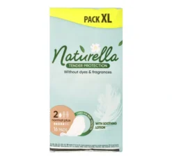 Naturella Tender Protection normal plus podpaski higieniczne ze skrzydełkami 16 sztuk