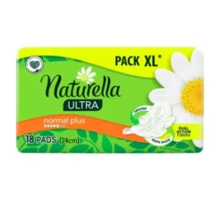 NATURELLA ULTRA NORMAL PLUS 24 CM PODPASKI HIGIENICZNE ZE SKRZYDEŁKAMI 18 SZTUK