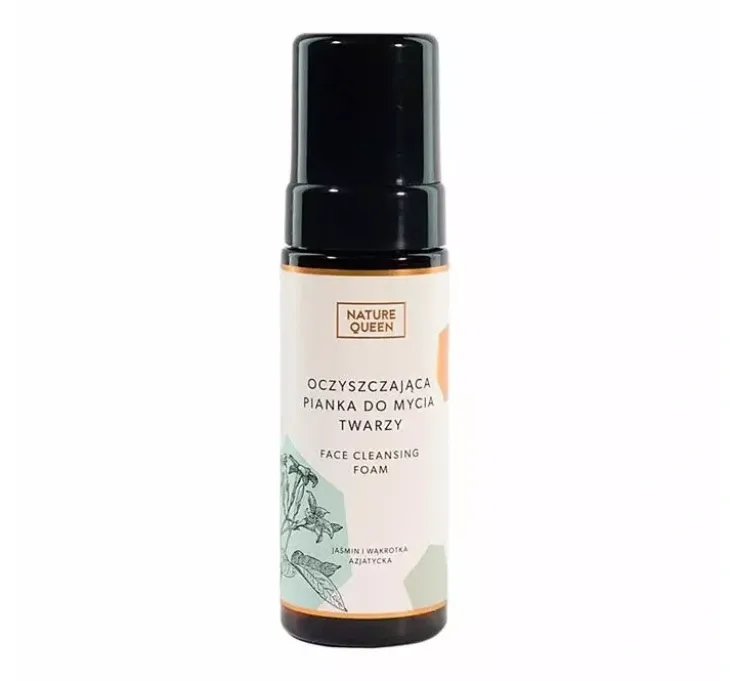 Nature Queen oczyszczająca pianka do mycia twarzy Jaśmin 175ml