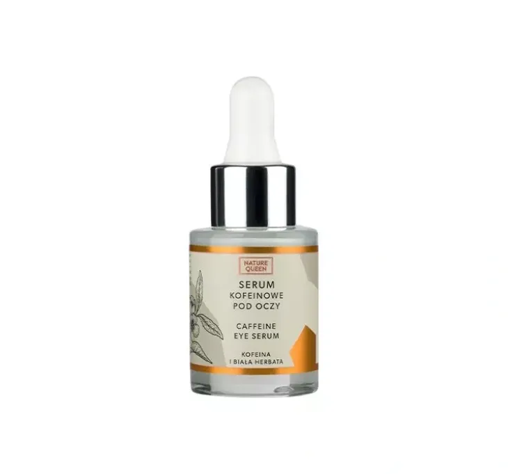 Nature Queen serum kofeinowe pod oczy Kofeina i Biała Herbata 10ml