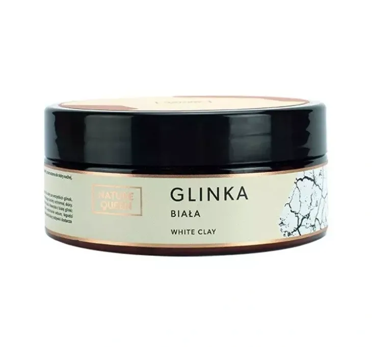 Nature Queen White Clay glinka biała cera sucha i wrażliwa 150 ml