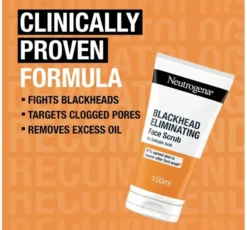 Neutrogena Blackhead Eliminating Face Scrub 2% Salicylic Acid peeling do twarzy skóra z niedoskonałościami 150 ml
