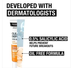 Neutrogena Clear&Defend SOS Gel 0,5% Salicylic Acid żel punktowy na niedoskonałości 15 ml