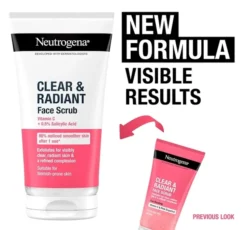 Neutrogena Clear& Radiant odświeżający peeling do twarzy 150 ml