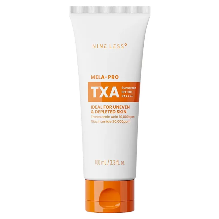 Nine Less Mela-Pro Tranexamic Acid Sun Screen krem do twarzy z filtrem przeciwsłonecznym SPF50+ PA++++ 100 ml