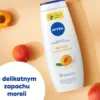 NIVEA Apricot&Apricot Seed Oil pielęgnujący żel pod prysznic o zapachu kwiatów moreli 500 ml