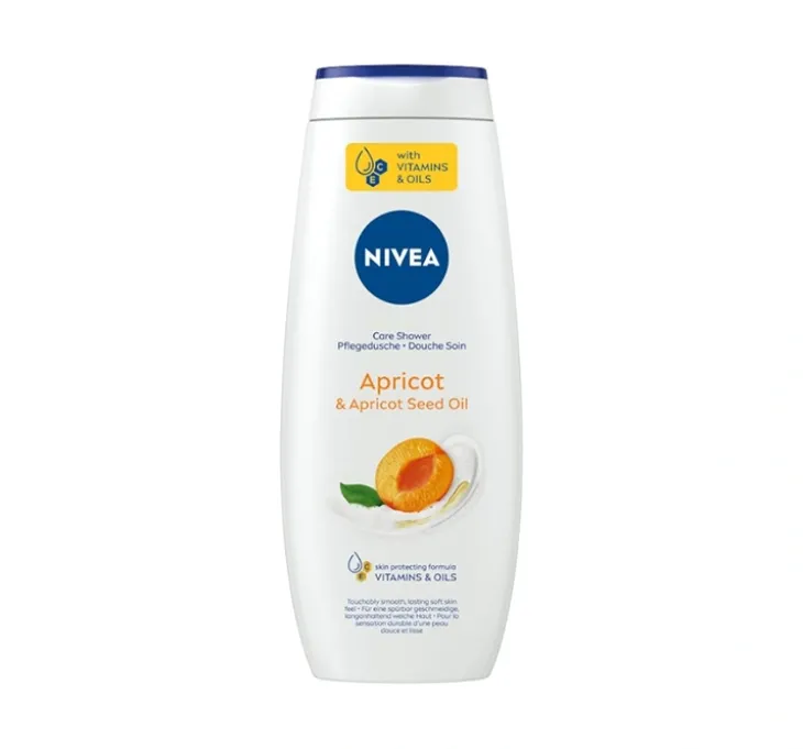 NIVEA Apricot&Apricot Seed Oil pielęgnujący żel pod prysznic o zapachu kwiatów moreli 500 ml
