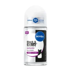 NIVEA Black & White Invisible Authentic Dual Shield Skin & Clothes antyperspirant w kulce dla kobiet 50 ml