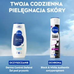 NIVEA Black & White Invisible Authentic antyperspirant w sprayu 150 ml