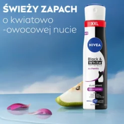 NIVEA Black & White Invisible Authentic antyperspirant w sprayu 250 ml