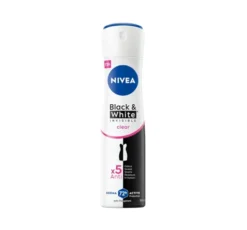 NIVEA Black&White Invisible Clear antyperspirant w sprayu dla kobiet 150 ml