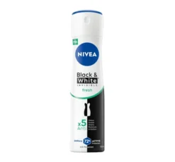 NIVEA Black&White Invisible Fresh antyperspirant w sprayu dla kobiet 150 ml
