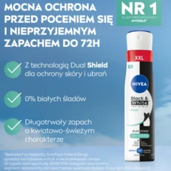 NIVEA Black&White Invisible Fresh antyperspirant w sprayu dla kobiet 250 ml