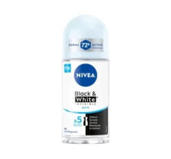 NIVEA Black&White Invisible Pure antyperspirant roll-on dla kobiet 50 ml