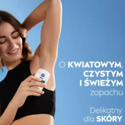 NIVEA Black&White Invisible Silky Smooth antyperspirant w sztyfcie dla kobiet 50 ml