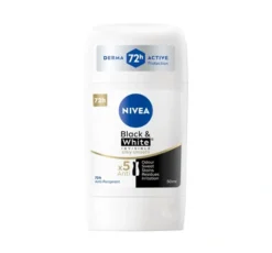 NIVEA Black&White Invisible Silky Smooth antyperspirant w sztyfcie dla kobiet 50 ml
