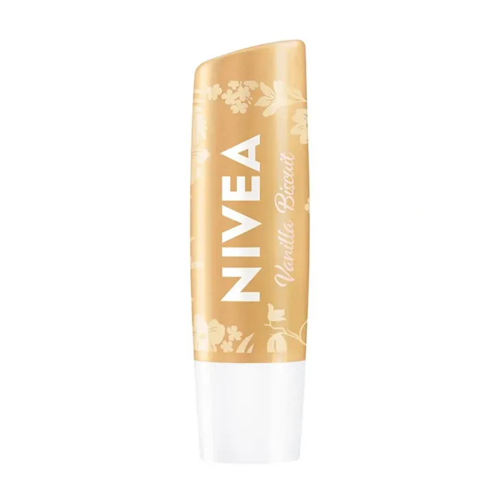 NIVEA Bridgerton Edition pielęgnująca pomadka do ust Vanilla Biscuit Sophie & Benedict 4,8 g