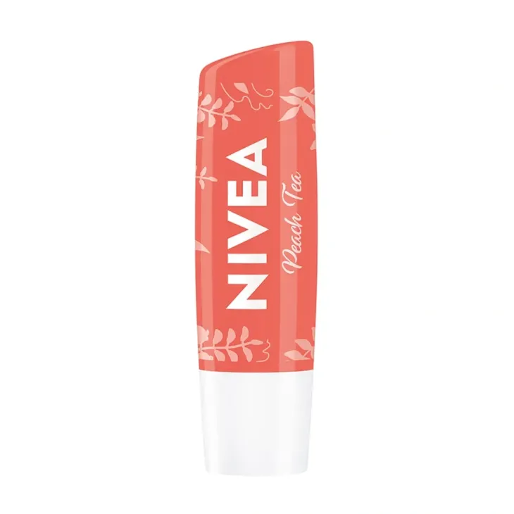 NIVEA Bridgerton Edition pielęgnująca pomadka do ust Peach Tea Penelope & Colin 4,8 g