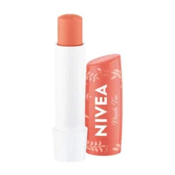 NIVEA Bridgerton Edition pielęgnująca pomadka do ust Peach Tea Penelope & Colin 4,8 g