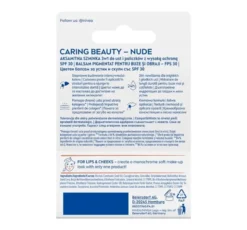 NIVEA Caring Beauty pielęgnująca pomadka do ust i policzków 3w1 Nude 4,8 g