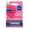NIVEA Caring Beauty pielęgnująca pomadka do ust i policzków 3w1 Pink 4,8 g