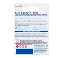 NIVEA Caring Beauty pielęgnująca pomadka do ust i policzków 3w1 Pink 4,8 g