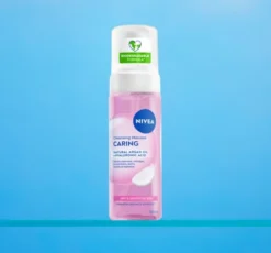 NIVEA Caring pielęgnująca pianka do oczyszczania twarzy 150 ml